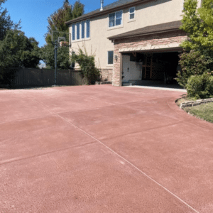 Colored Driveway